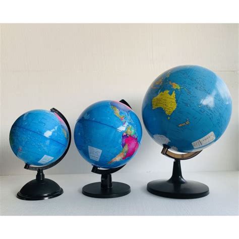 20cm 25cm 32cm Blue Ocean World Globe Map 地球仪 Lazada