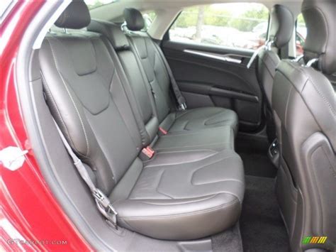 2014 Ford Fusion Energi Titanium Rear Seat Photo 85857895