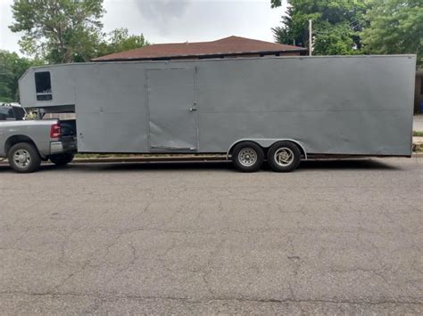 Homemade 32 Enclosed Car Cargo Trailer Used Enclosed Cargo