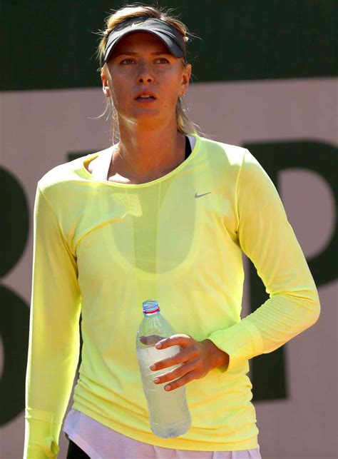 Maria Sharapova Training For 2015 French Open