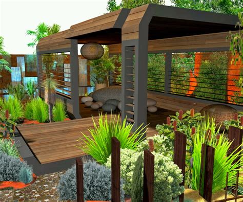 koleksi taman cantik  rumah minimalis update desain rumah