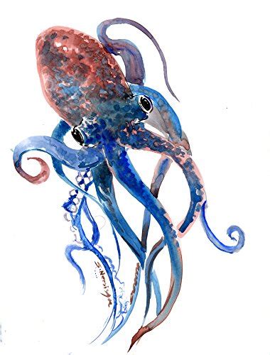 Watercolor Octopus Painting At Getdrawings Free Download