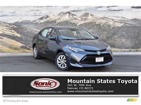 2019 Slate Metallic Toyota Corolla Le 132012364 Car