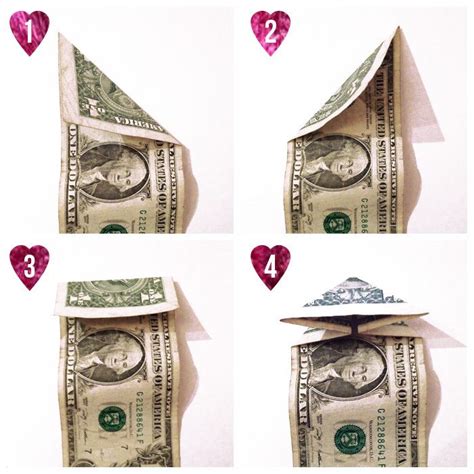 How To Make A Dollar Bill Origami Heart In A Few Easy Steps Dollar