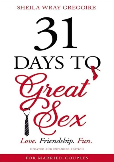 Pdf 31 Days To Great Sex Love Friendship Fun Ipad