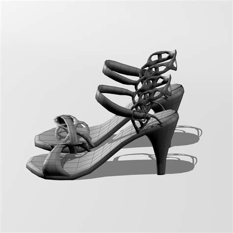 3d Heel Shoes Model Turbosquid 1290464