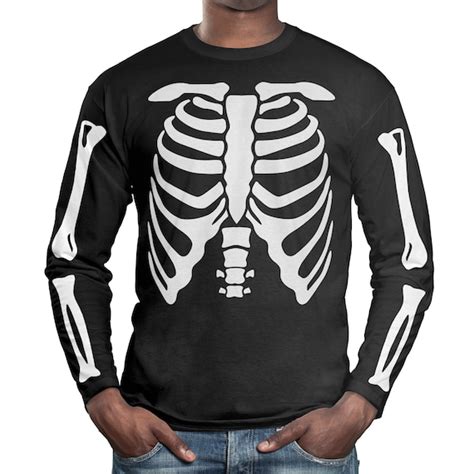 Skeleton Body And Arms Tshirt Halloween T Shirt Halloween Etsy
