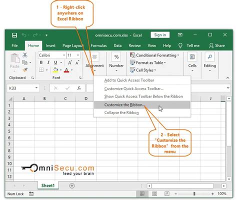 How To Create And Add A Custom Tab In Excel Ribbon