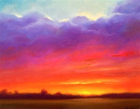 Delta Sunset Oil Painting Greg Cartmell Greg Cartmell