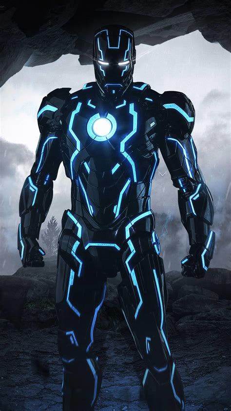 Blue Iron Man Wallpapers Top Free Blue Iron Man Backgrounds