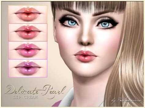 Delicate Pearl Lip Cream By Pralinesims At The Sims Resource Sims 3