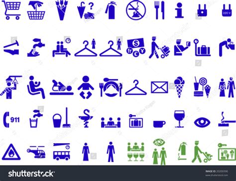 Set Universal Useful Symbols Graphic Designers Stock Vector 20209390