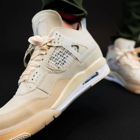 Where To Buy The OFF WHITE X Air Jordan 4 Sail HOUSE OF HEAT