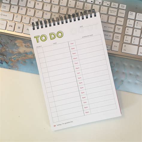 Schedule Magic Daily Planner Spiral Notebook To Do List For Home Work