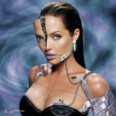 Angelina Jolie Cyborg Worth Contests
