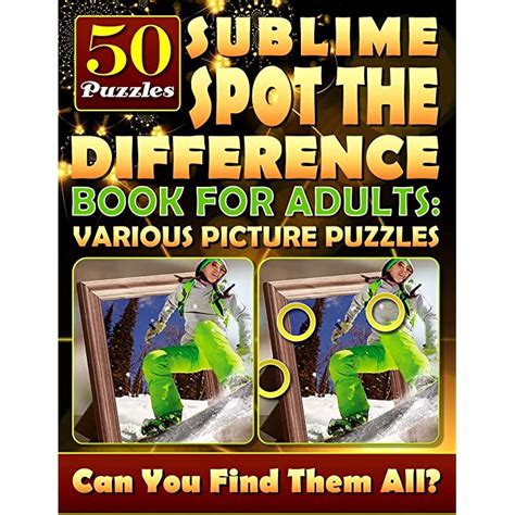 Buy Sublime Spot The Difference Book For Adults Various Picture