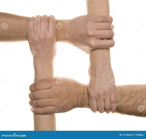 Interlocked Hands Stock Image Image Of Caucasian Brother 17130273