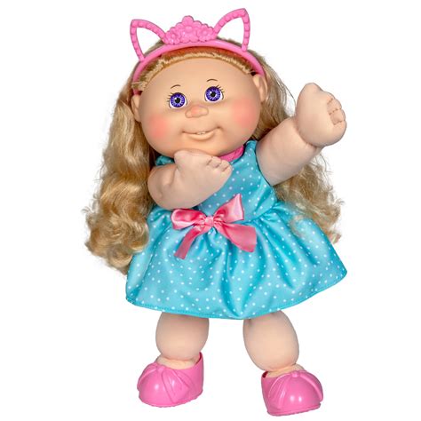 Cabbage Patch Kids 14 Kids Doll Blonde Girl In Polka Dot Party