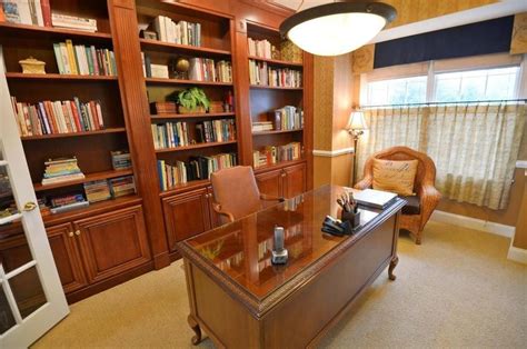 Nice Libraryhome Office Built In Bookshelves Home Office Space Home