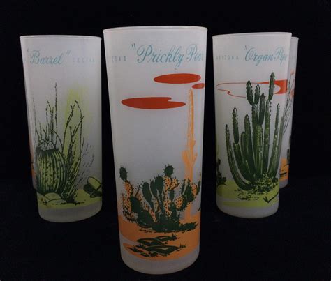 Lot 14 Blakely Oil And Gas Az Cactus Frosted Glasses