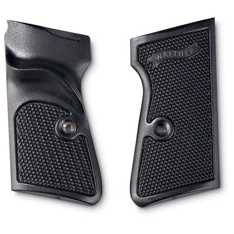 Walther Ppks Grips With Thumb Rest Black 132219 Grips And Handguards