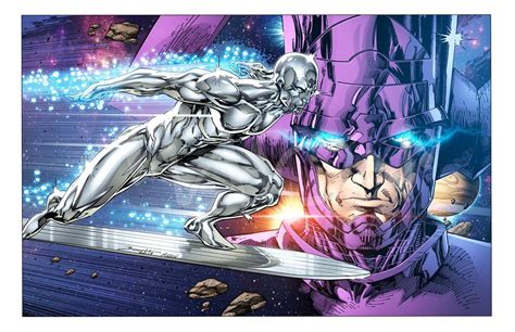 Silver Surfer Colors Pencils By Brett Booth Inks And Colors By Thomas