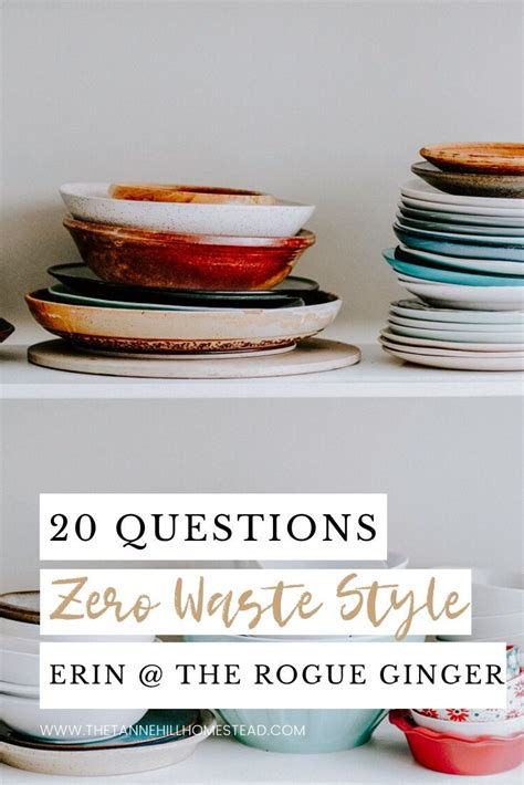 20 Questions Zero Waste Style Erin At The Rogue Ginger Food Waste