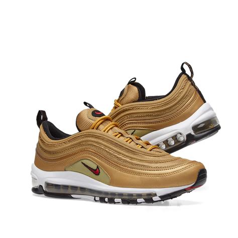 Nike Air Max 97 Og Qs Metallic Gold And Varsity Red End Uk