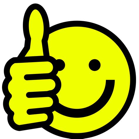 Thumbs Up Smiley - ClipArt Best