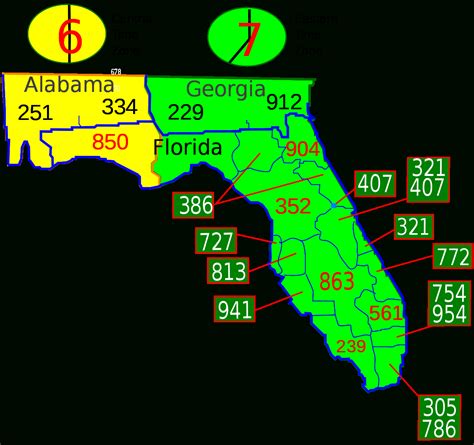 386 Area Code Time Zone Map Map
