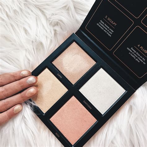 Mastering The Glow How To Apply Huda Beauty 3d Highlighter Palette