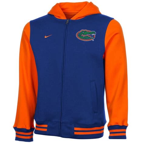 Nike Florida Gators Youth Varsity Full Zip Hooded Jacket Royal Blue