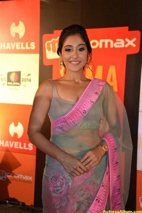 Regina Cassandra Hot Stills In Green Designer Saree Actress Album