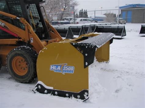Snow Pusher 8 Hla 3500 Series With Skid Steer Mount Glc Equipment