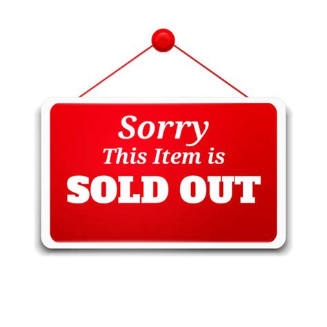 Sold Out Sign Illustrations Royalty Free Vector Graphics