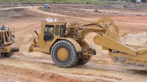 Cat 637 Scraper Video Review Earthmovers And Excavators Youtube