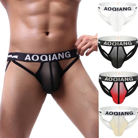 Buy Mens Mesh Sexy Underwear After Empty Breathable Comfort Sexy Underpants At Affordable