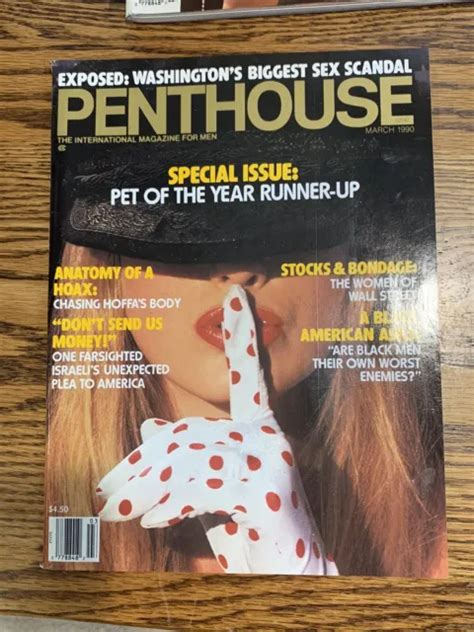 Penthouse Magazine Excellent Condition Rare March 1990 599 Picclick