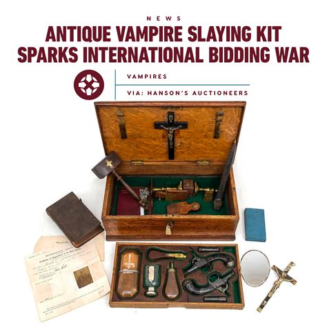 Ign On Twitter An Antique Vampire Slaying Kit Was Recently Sold At