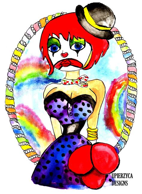 Clown Girl By Upierzyca On Deviantart