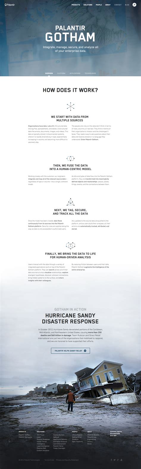 In the past, gotham was used by fraud investigators at the recovery accountability and transparency board , a former us federal agency which operated from 2009 to 2015. Palantir Gotham Case Study by Adam Storr for Palantir on ...