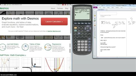 Compound Interest And Decay Youtube