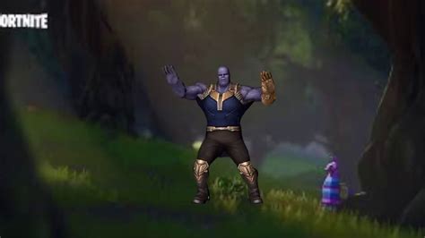 Thanos Dances In Fortnite Youtube