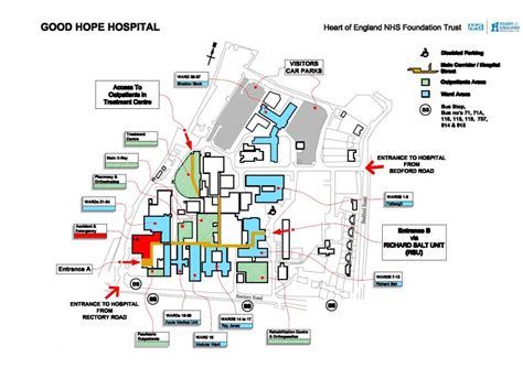 University Hospitals Birmingham Nhs Foundation Trust Good Hope Site Map