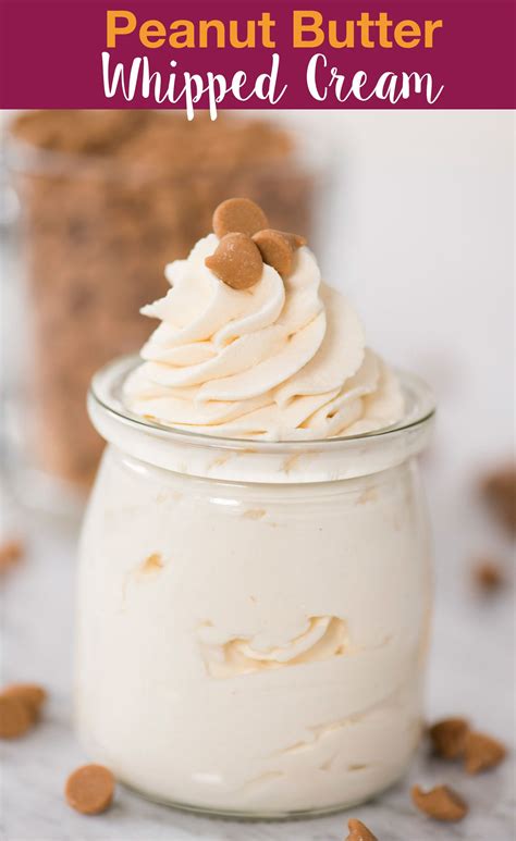 It's the most consistent, evenly whipped cream, and also the most satisfying to make. Easy to make peanut butter whipped cream frosting! This peanut butter whipped cre… | Recipes ...
