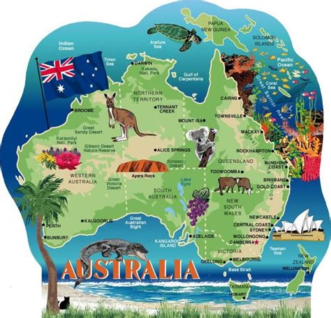 Travel Map Of Australia Artofit