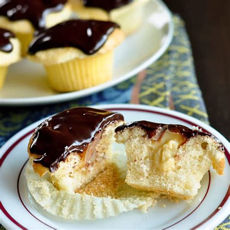 With an electric mixer on high, beat sugar, eggs, & vanilla for one minute to thicken. Sweet Recipe: Boston Cream Pie Cupcakes | Kitchn