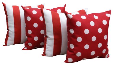 Wiki researchers have been writing reviews of the latest patio cushions since it offers back and seat support, comes in classic white or bright red, and is nearly 20 inches deep and 22 inches wide. Polka Dot Red and Stripe Rojo Red and White Outdoor Throw ...
