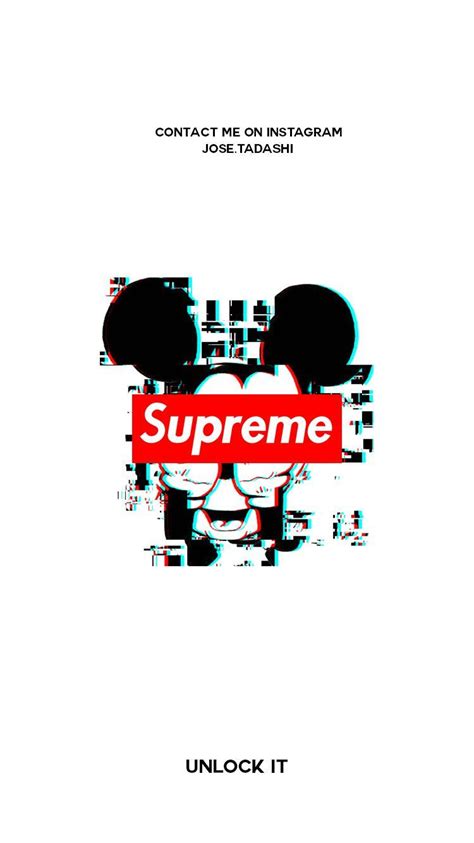 Mickey Mouse Supreme Wallpapers Wallpaper Cave