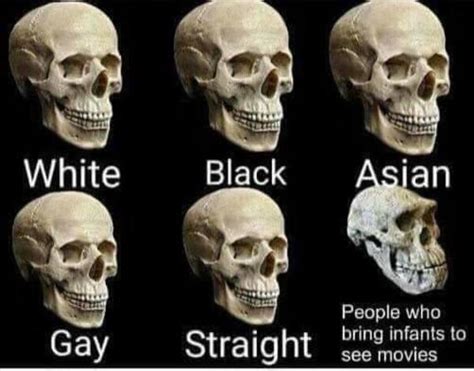 People Who Bring Infants To See Movies Skull Comparisons Know Your Meme
